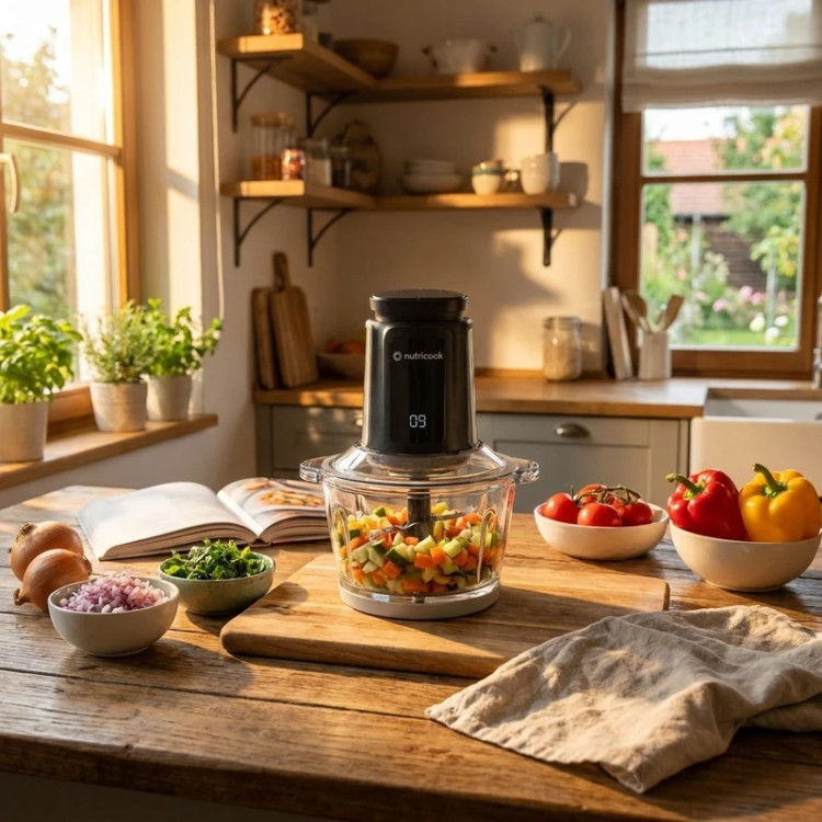 خردکن نوتریکوک مدل CH6000ظرفیت ۳ لیتر با ۶ تیغه